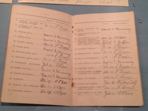 Praktijk- en rapportboekje voor verpleegsters uit 1930 | Emma Kinderziekenhuis, AMC Amsterdam